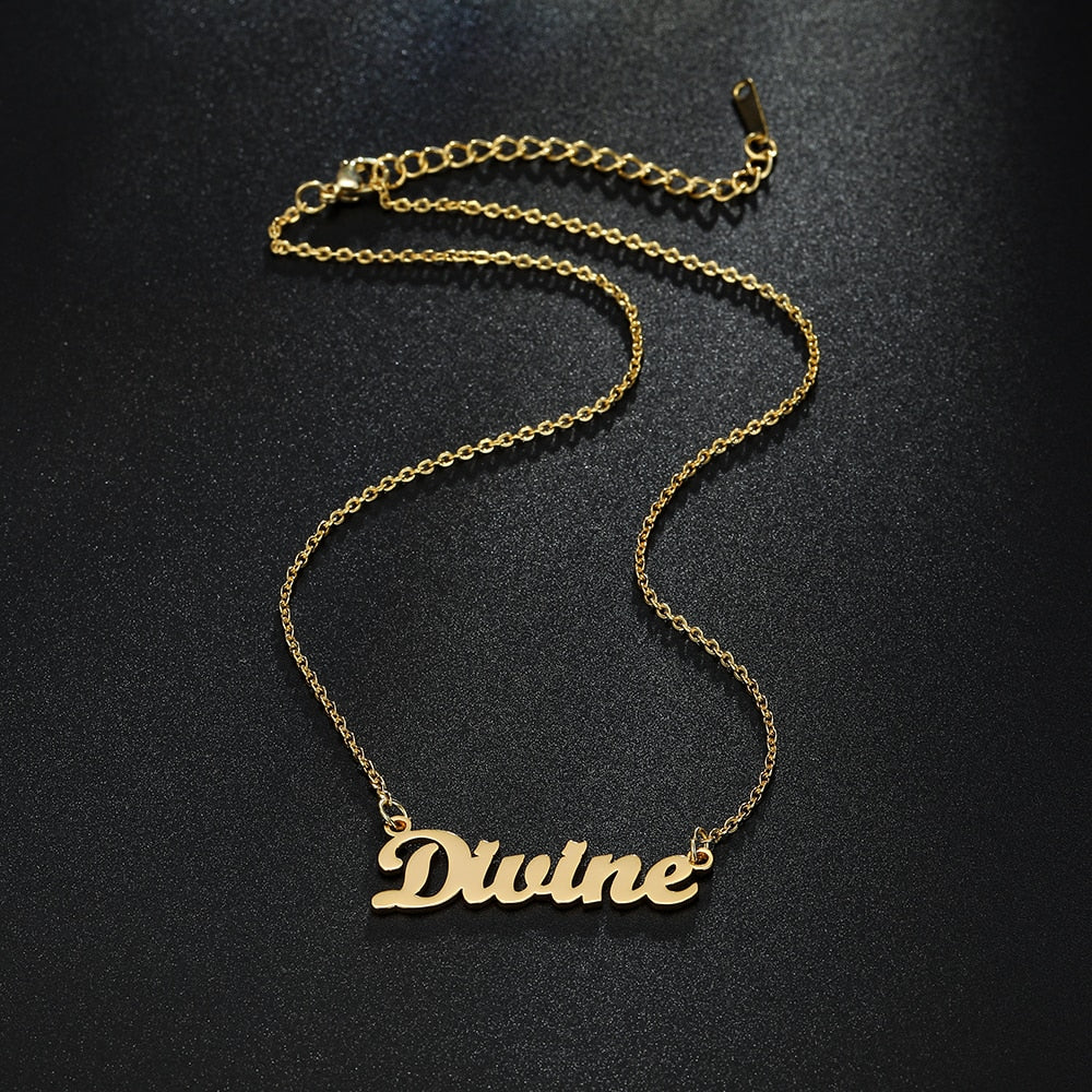 Name Necklace For Boyfriend Women Customzed Boyfrend Necklace