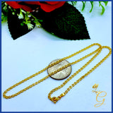 18K Real Gold Chain 16”