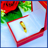 18K Real Solid Gold Couples Ring