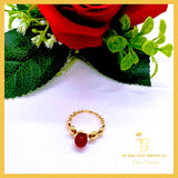 18K Real Gold Ring size 5.5