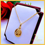 Copy of 18K Real Gold Queen Elizabeth Necklace 18”