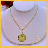 18K Real Gold  Personalized Name Pendant or Necklace