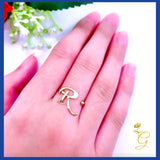 18K Real Solid Gold minimalist Ring