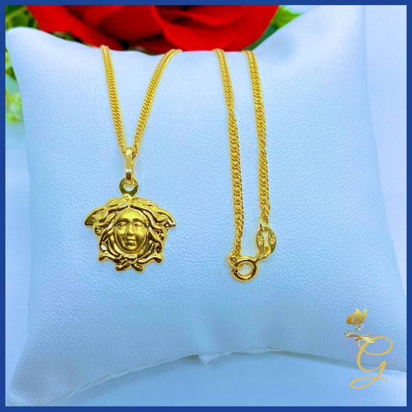 18K Real Gold Necklace 18””