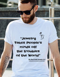 My Real Gold Jewelry T Shirts White