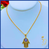 18K Real Gold Necklace 18””
